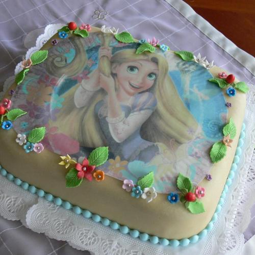 Rapunzel s cukrovou fotografiou