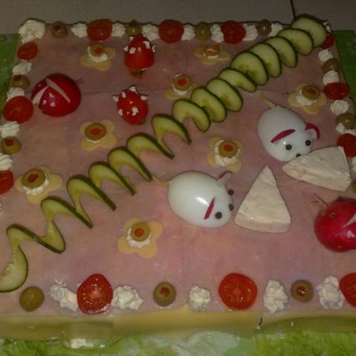 prvá slaná torta
