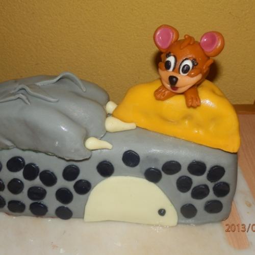 Imitácia z rozprávky Tom a Jerry