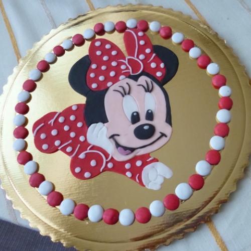 myška Minnie na tortu