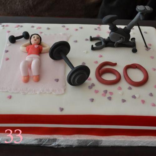 Fitness torta