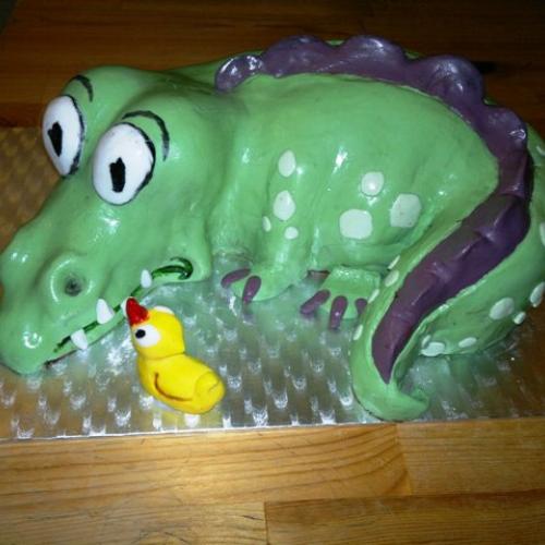 3D krokodil