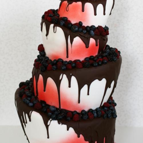Svatební Topsy Cake