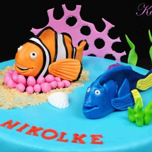 detail Nemo a Dory