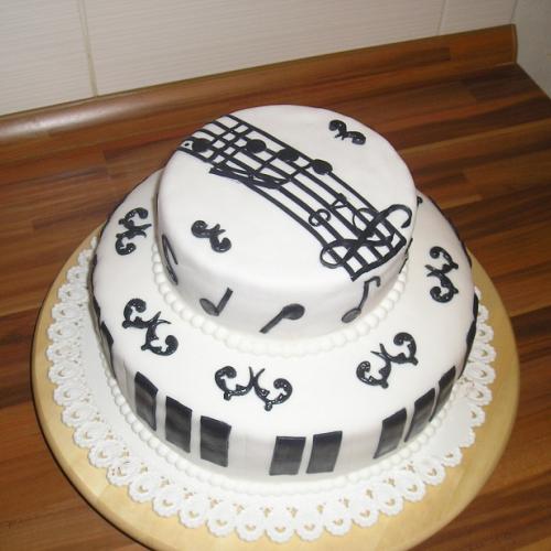 Notová torta - iný pohľad