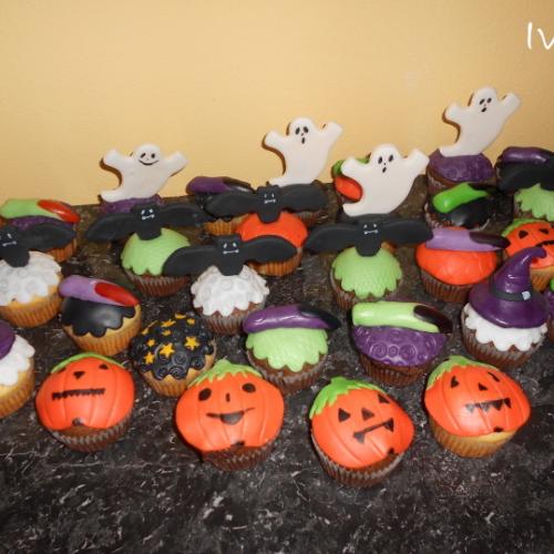 Haloweenské muffiny