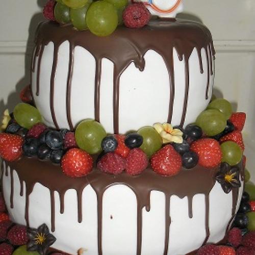 torta s čerstvým ovocím
