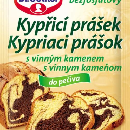 Kypriaci prášok s vinným kameňom