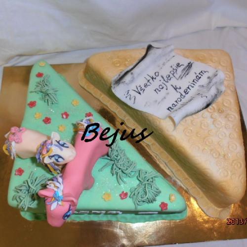 torta pre dvoch oslavencov