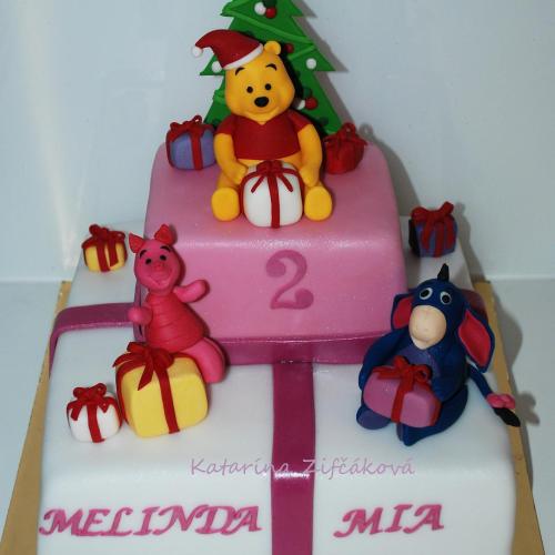 macko pooh vianoce 