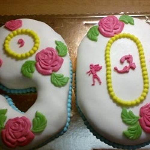 Torta  pre starkú na krásne výročie.
