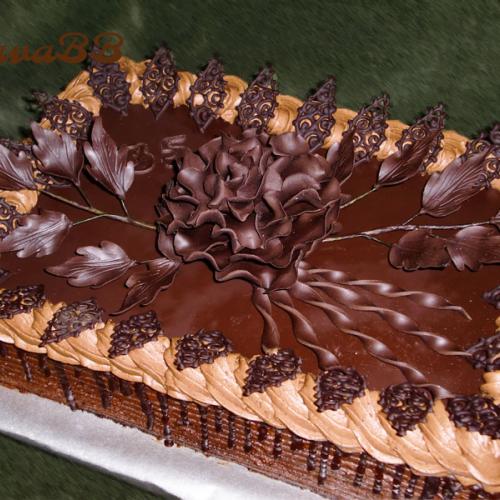 Čokoládová - Chocolate Truffle Layer Cake - torta 320 