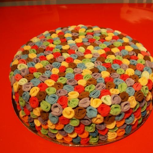 pestrá torta