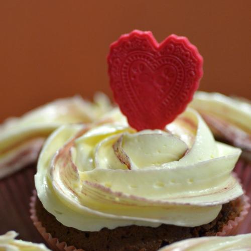 Valentinske muffiny