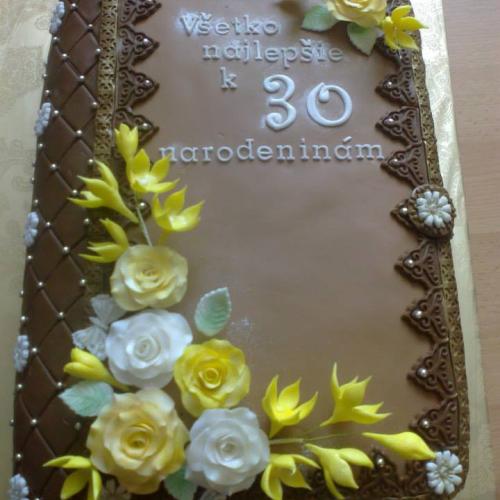 zatvorená kniha na narodeniny30 