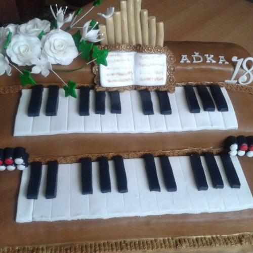 torta orgán pre organistku