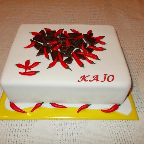 Torta pre milovníka chilli čokoládky 