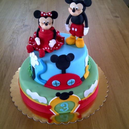 Mickey a Minnie torta