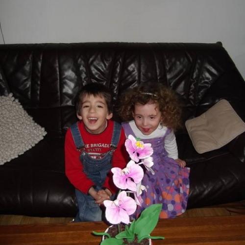 Foto od oslavence s orchidejí
