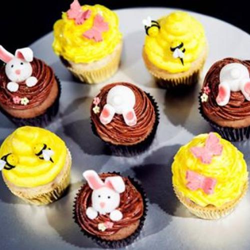 jarné cupcakes