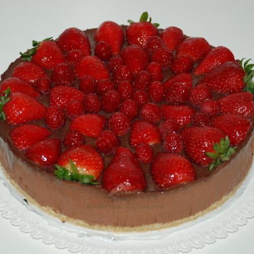 čkoládový cheese cake