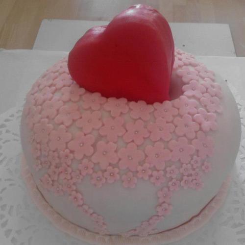 Torta na Valentína