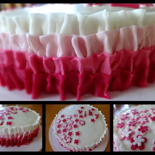 ruffle ombre