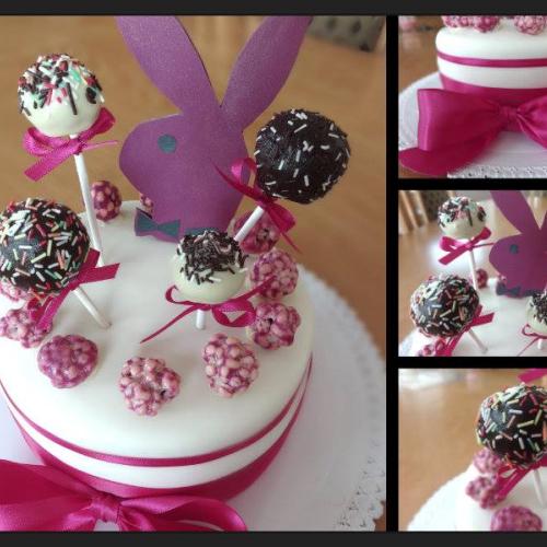 Playboy, cake pops a maliny v b.čok