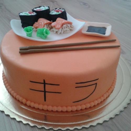 Sushi torta