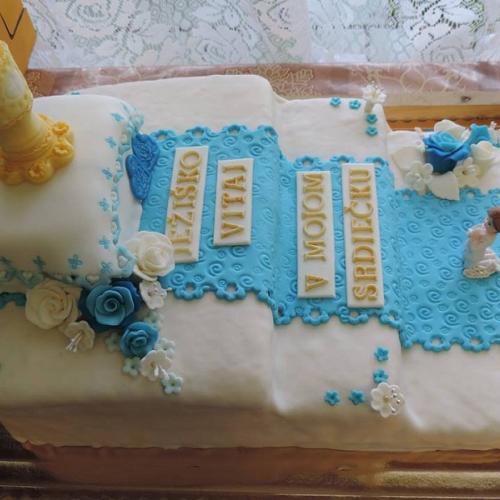Torta na PSP prvé sväté prijímanie schody