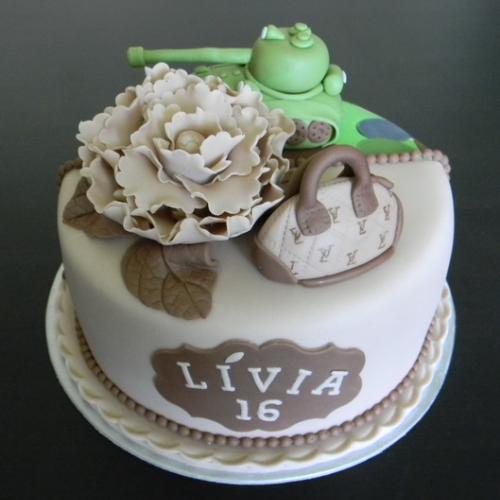 Dvojtorta Luis Vitton/tank