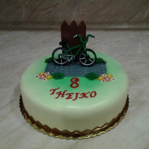 torta s bicyklom