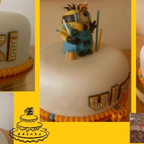torta s Mimoňom k 14. narodeninám