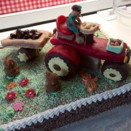 Torta traktor