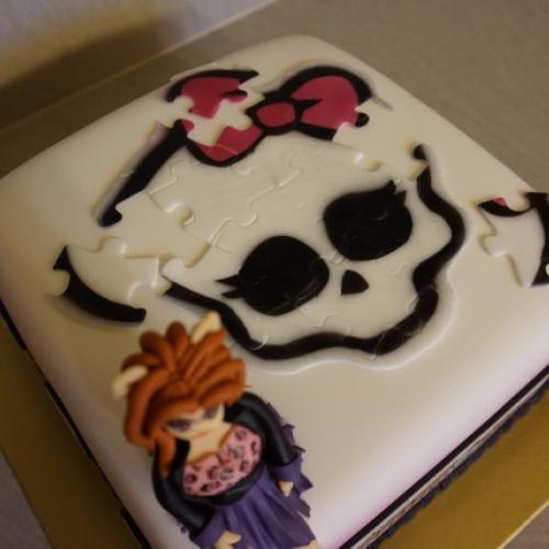 Monster high logo - puzzle