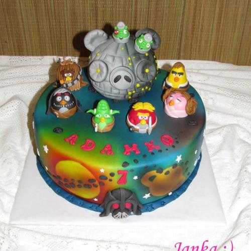 Angry birds star wars - väčšia torta