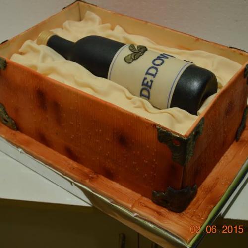 Bednička s flašou