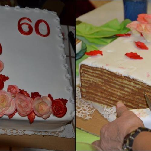 Torta s ružami
