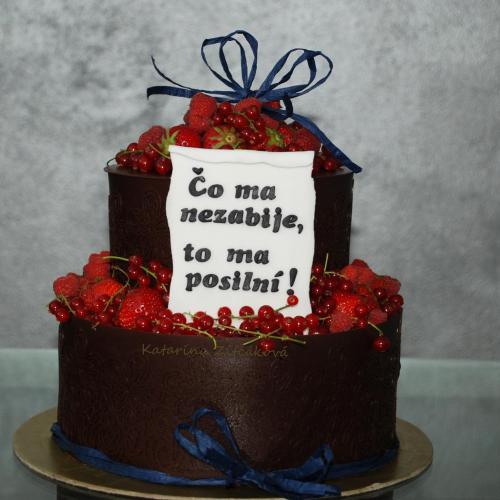 letné osvieženie...torta plná ovocia
