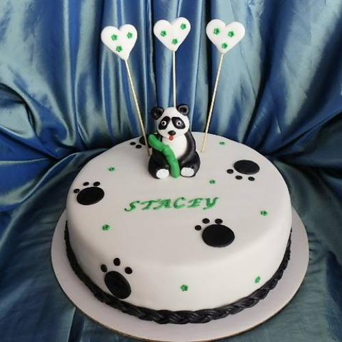 Panda na torte