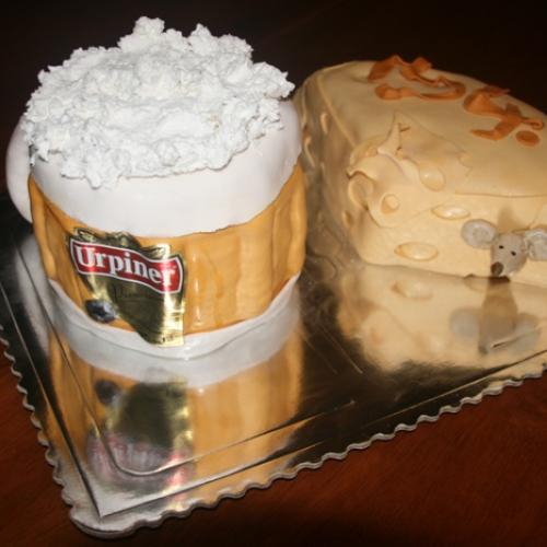 Pivo so syrom