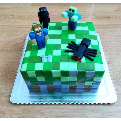Torta hra Minecraft