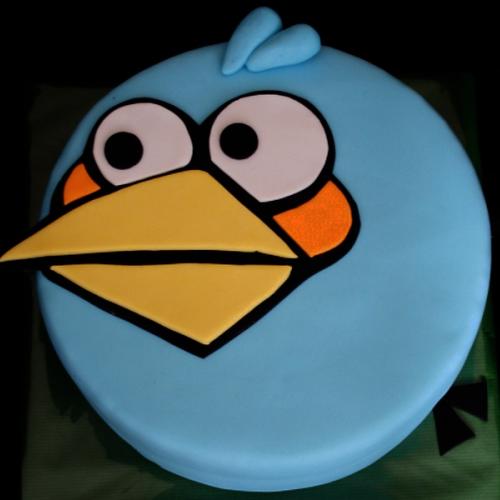 Modry Angry bird