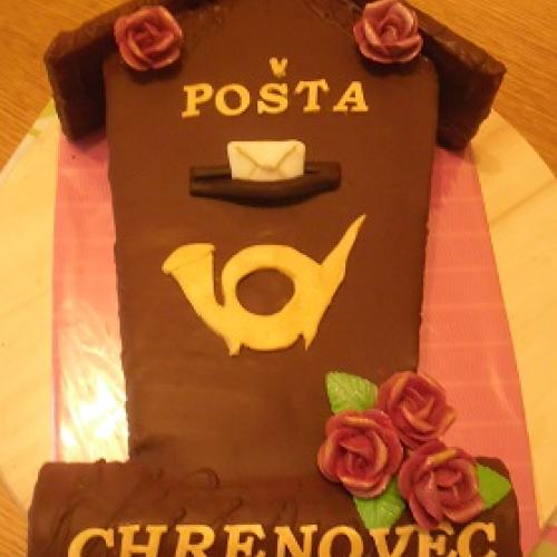 čokoládová poštová shránka
