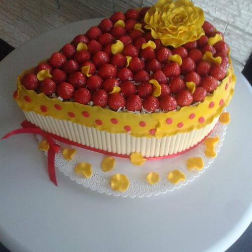 Čokoládovo-jahodová kvapka