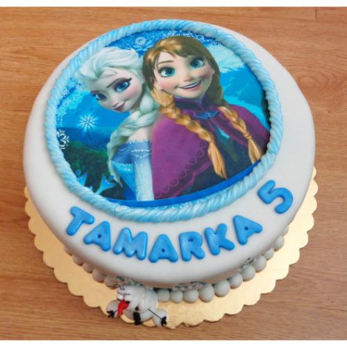 Torta Frozen - Ľadové kráľovstvo