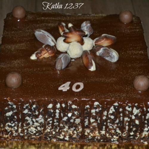 čokoládová k 40tke
