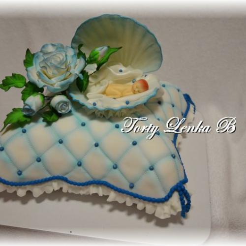 Chritening pillow cake Matej