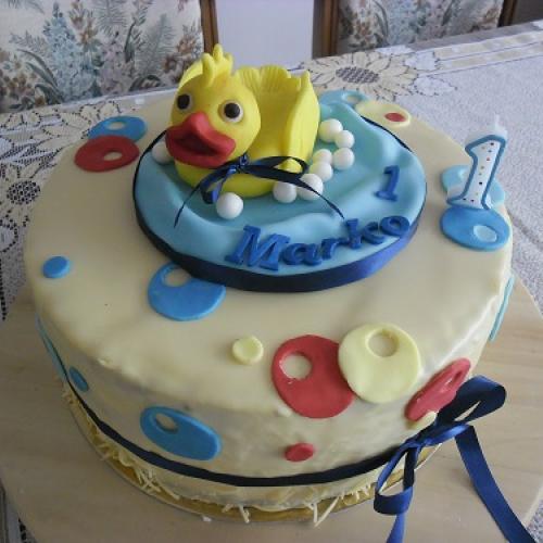 torta s bielou čokoládou
