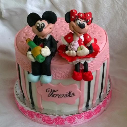 S myškami Mickey a Minnie...